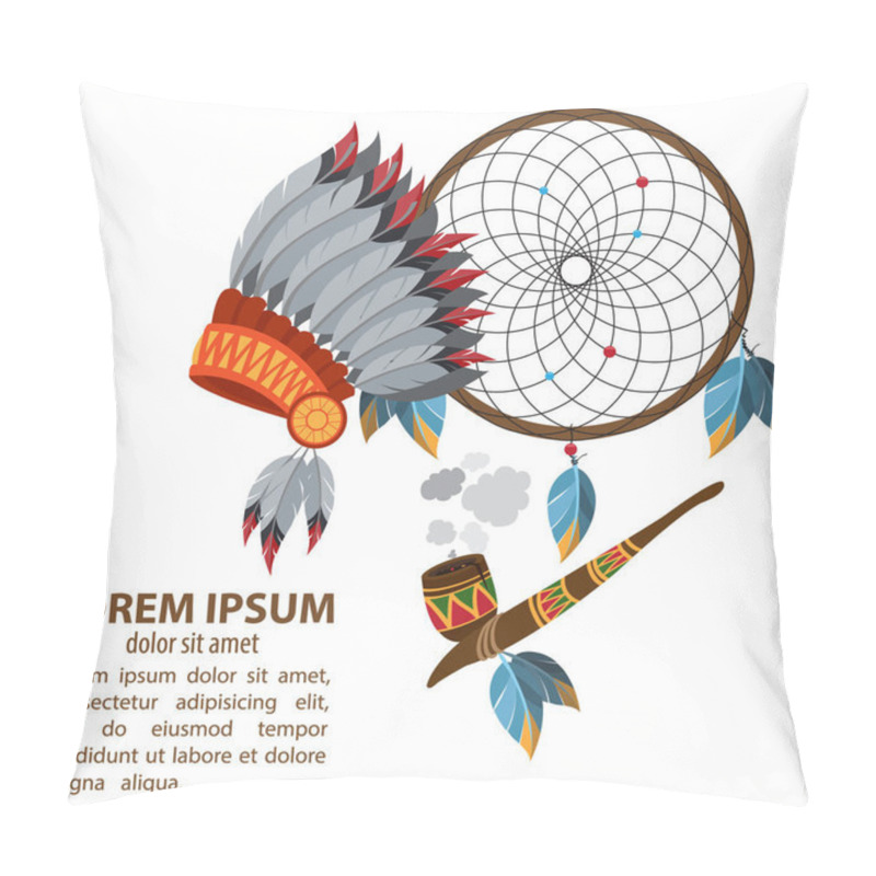 Personality  Dreamcatcher. Indians Talisman.  Pillow Covers