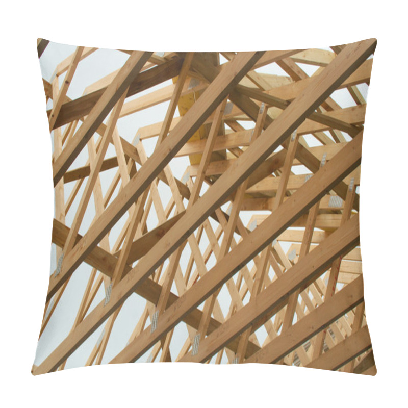 Personality  Roof Rafters Close Pillow Covers