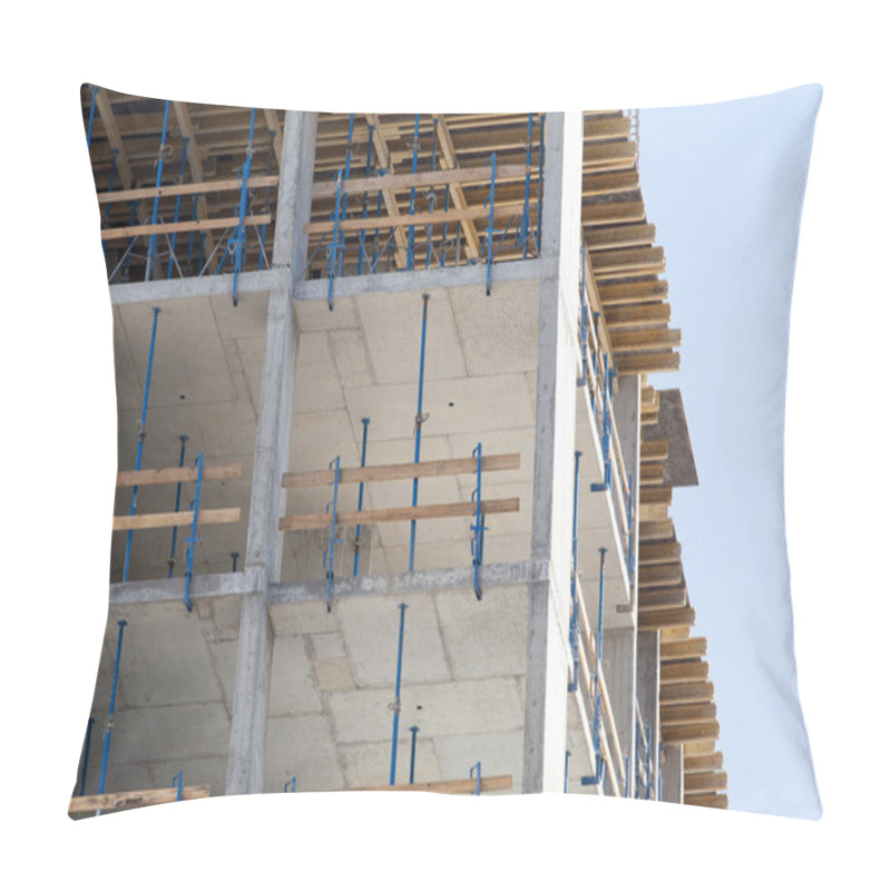 Personality  Construction Of An Apartment House Pillow Covers