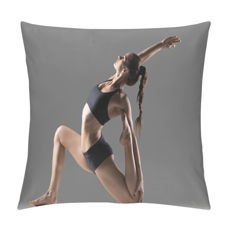 Personality  Eka Pada Rajakapotasana II Yoga Pose Pillow Covers