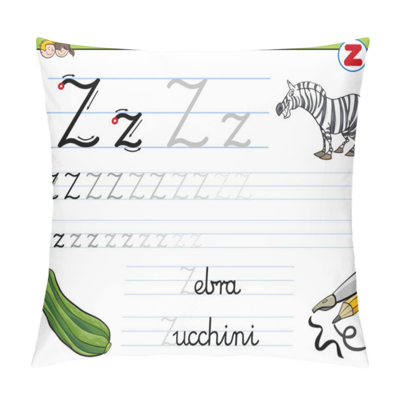 Personality  How To Write Letter Z Pillow Covers