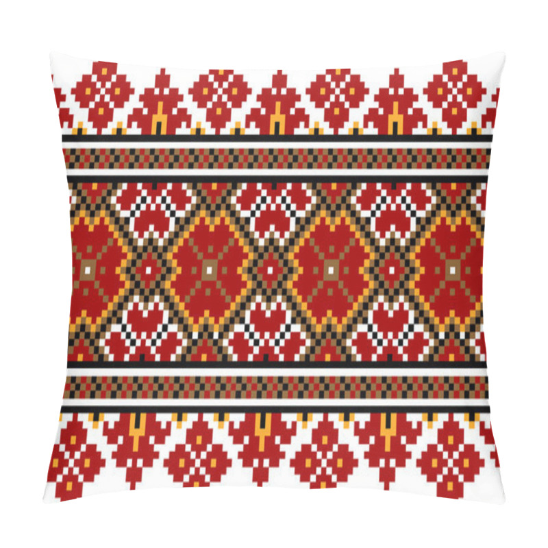 Personality  Vector Illustration Of Ukrainian Folk Seamless Pattern Ornament. Ethnic Ornament Pillow Covers