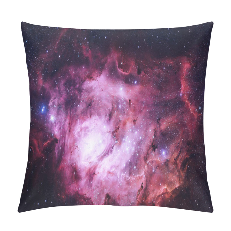 Personality  Lagoon Nebula Located In The Constellation Sagittarius. Pillow Covers