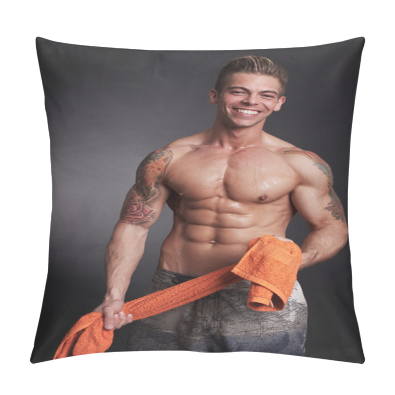 Personality  Muscular Male Model Pillow Covers