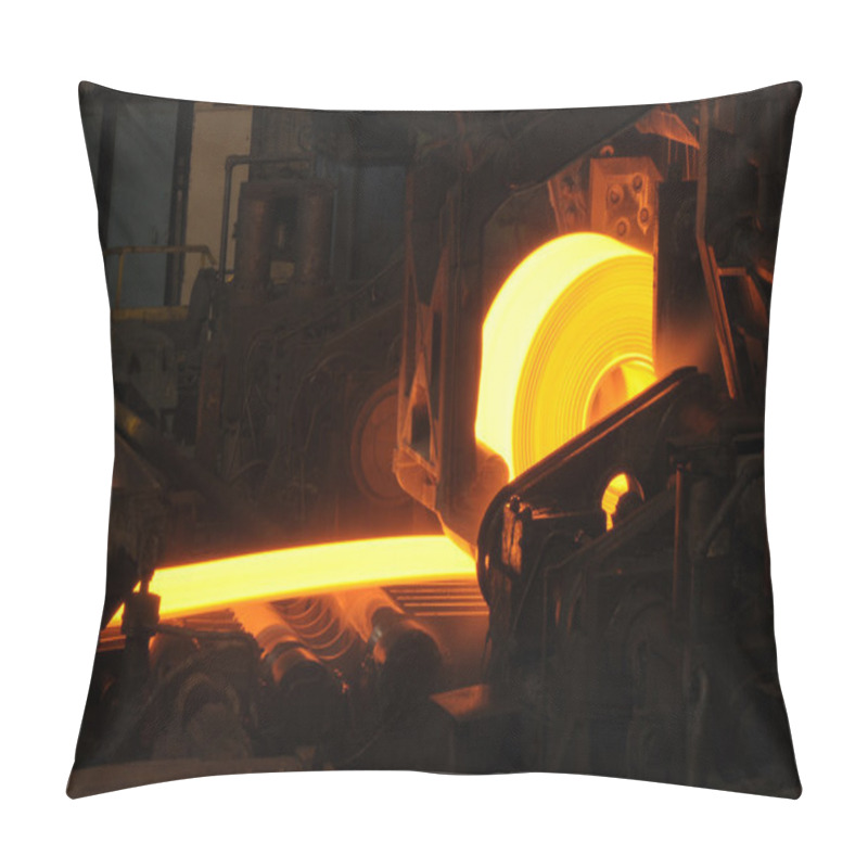 Personality  Hot Steel Roll Pillow Covers