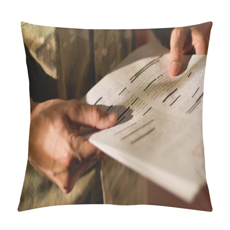 Personality  Searched Secret Documents From The Army. Pillow Covers