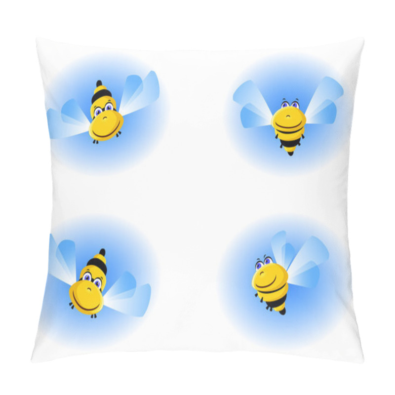 Personality  Funny Bee Pillow Covers