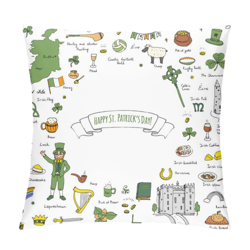 Personality  Happy St. Patrick's Day Pillow Covers