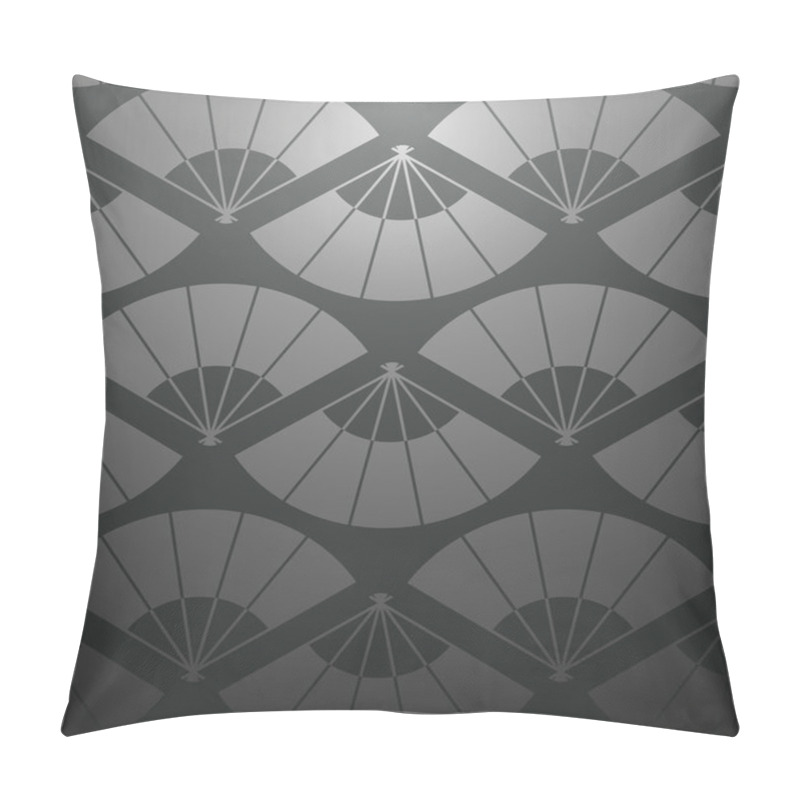 Personality  Chinese Fan Pattern Pillow Covers