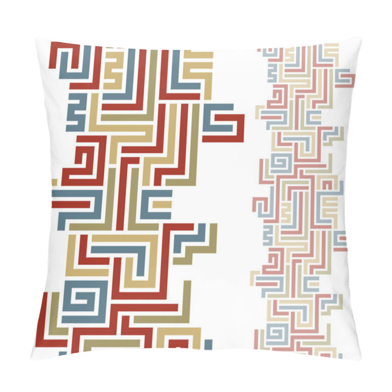 Personality  Seamless Geometric Vertical Background. Pillow Covers