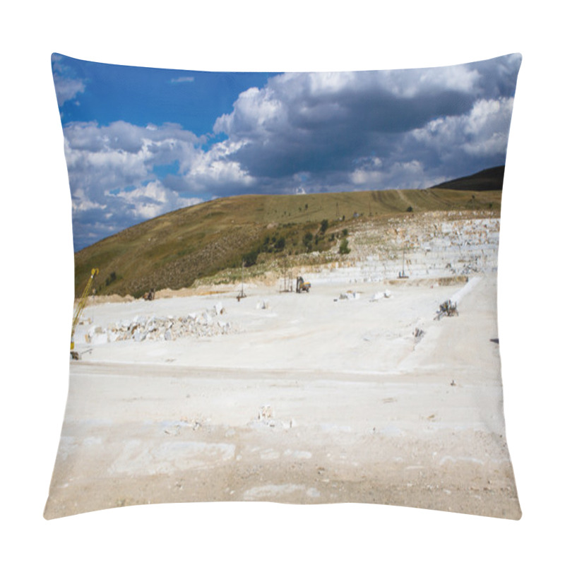 Personality  Marble Quarry, Stone Texture, Stone Quarrying Pillow Covers