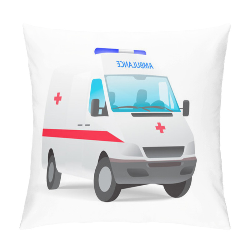 Personality  Ambulance Van Pillow Covers