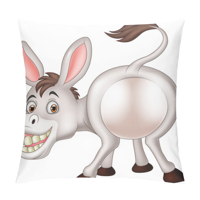 Personality  Cartoon Funny Donkey Mascot Pillow Covers