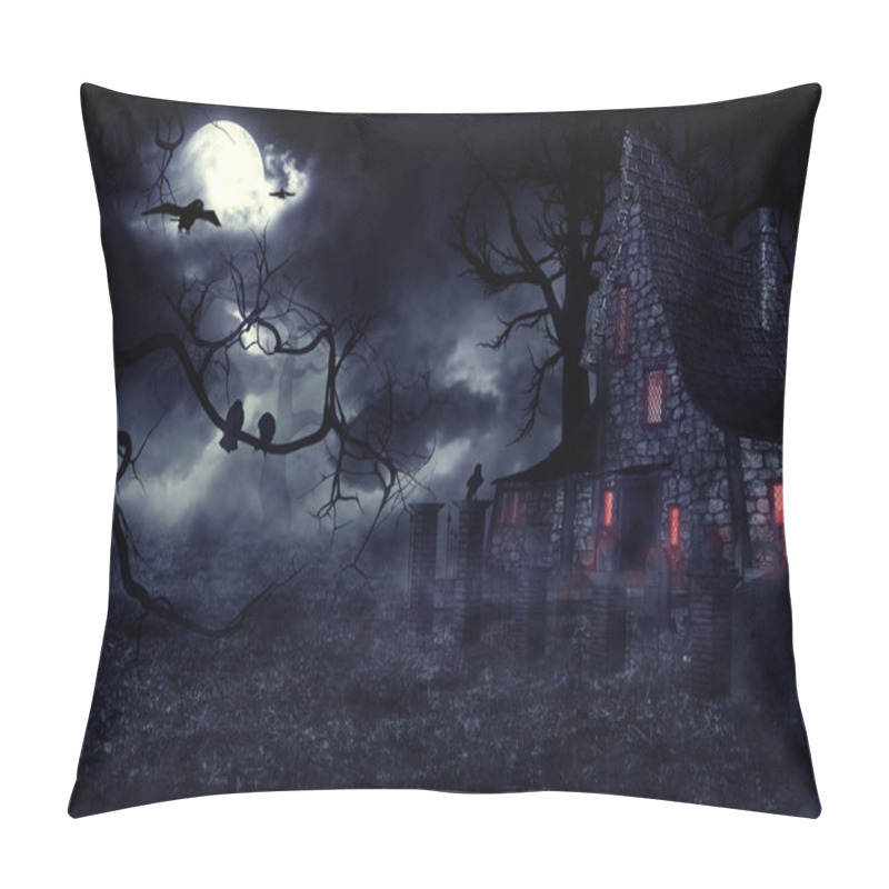 Personality  Haunted House Pillow Covers