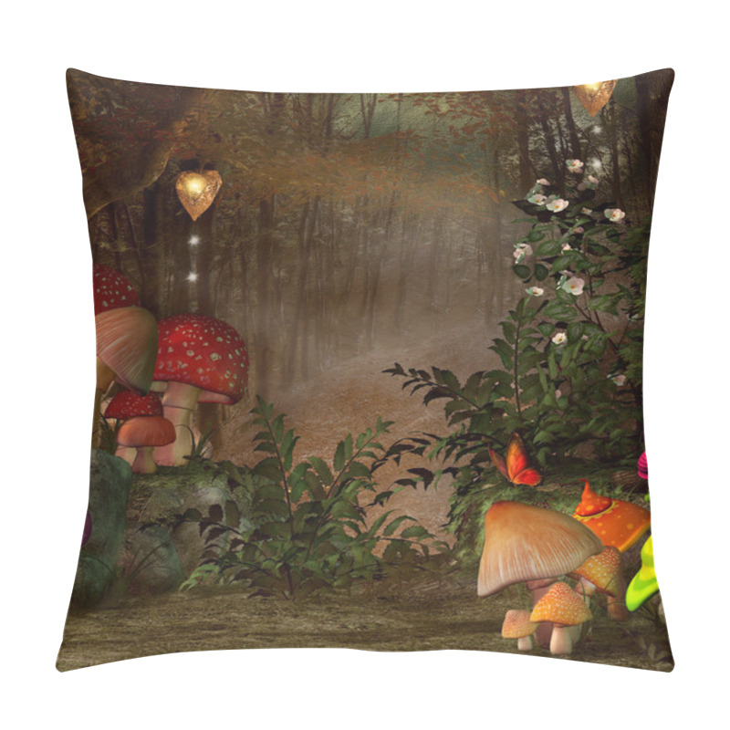 Personality  Magic Place Into The Forest Pillow Covers