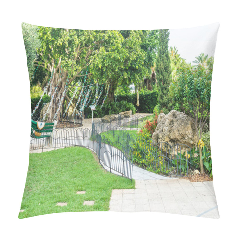 Personality  Saint Petersburg, USA - Jun 16, 2018: Gardens At The Salvador Dali Museum In St Petersburg Pillow Covers