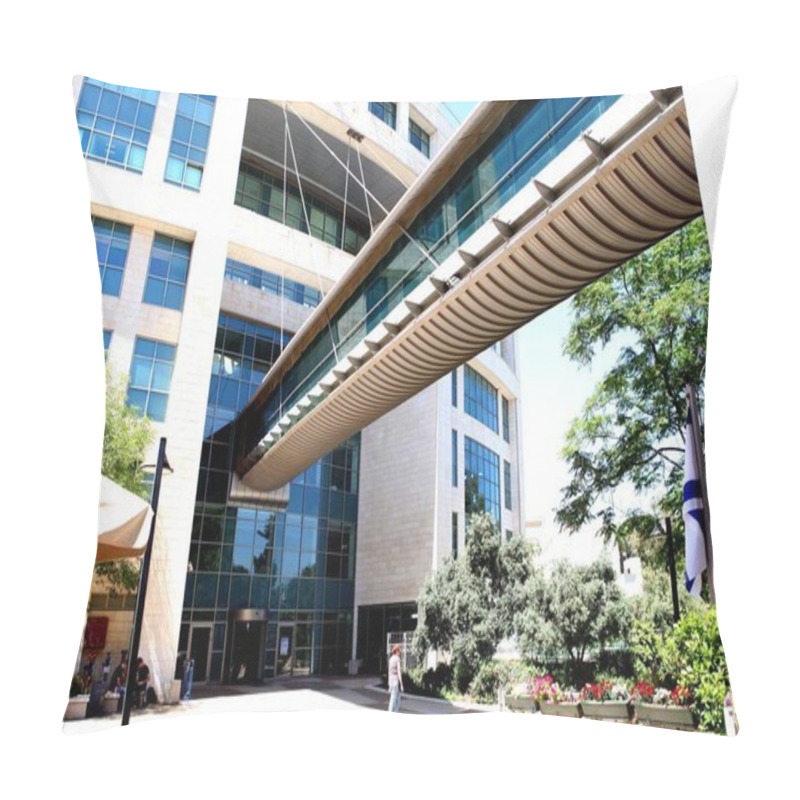 Personality  Faculty Building In The Technion - Israel Institute Of Technology Which Is Considered To Be One Of The Leading Academic Institution In Israel Pillow Covers