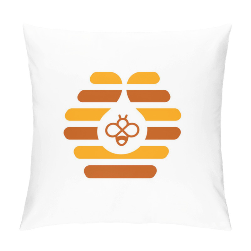 Personality  Bee And Hive Logo Pillow Covers