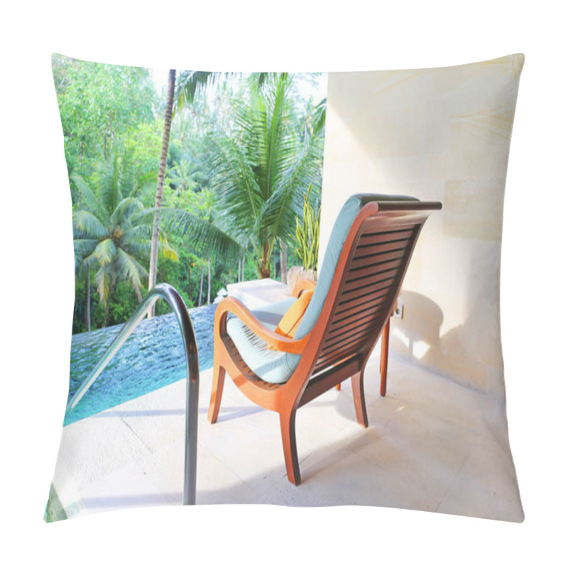 Personality  Infinity Pool In The Tropical Jungle Pillow Covers