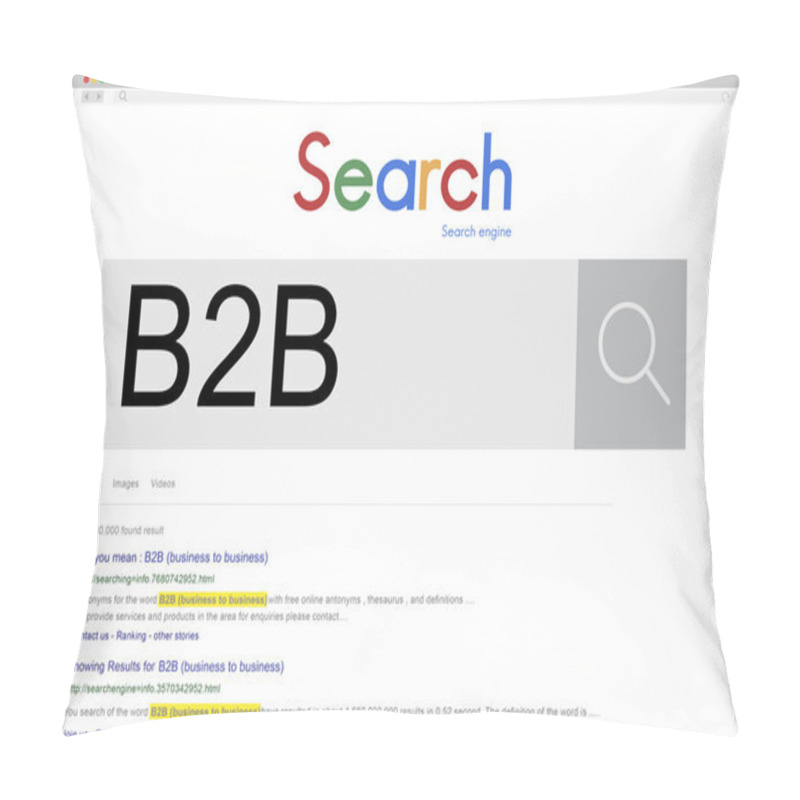 Personality  Internet Search Concept Pillow Covers