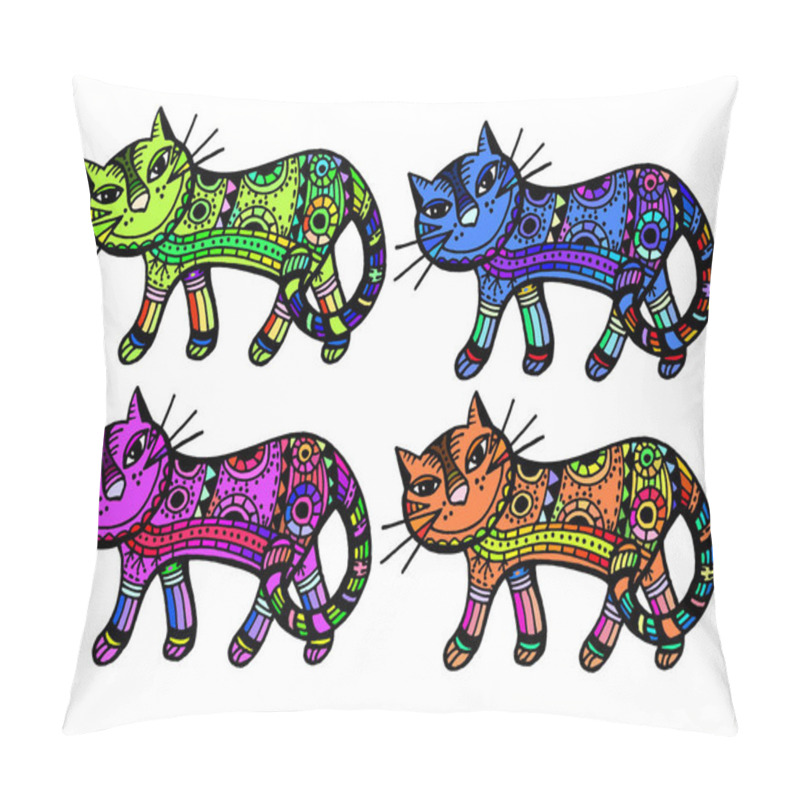 Personality  Decorative Cat Pillow Covers