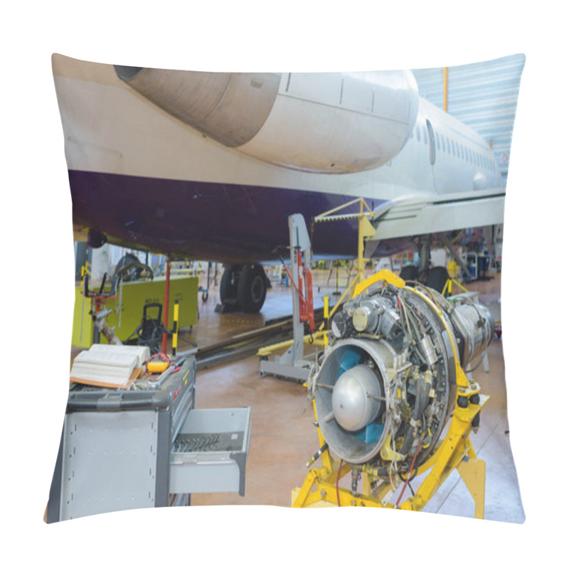 Personality  Aircraft Hangar And Aircraft Pillow Covers