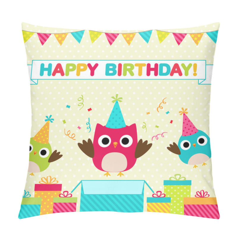 Personality  Birthday Party Card Pillow Covers