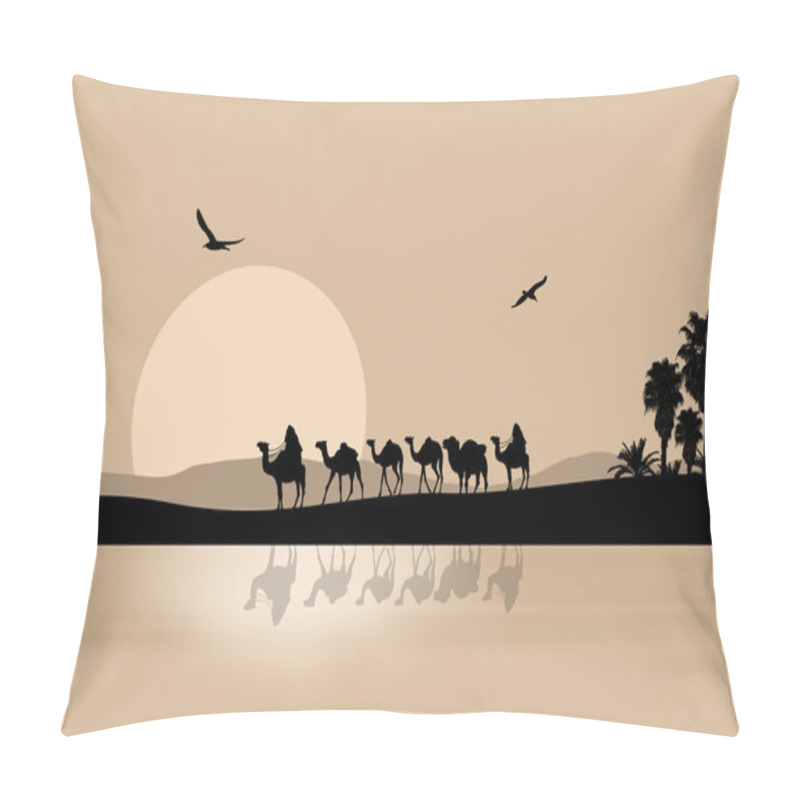 Personality  Camel Caravan Pillow Covers