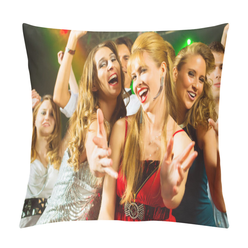 Personality  Party People Dancing In Disco Club Pillow Covers