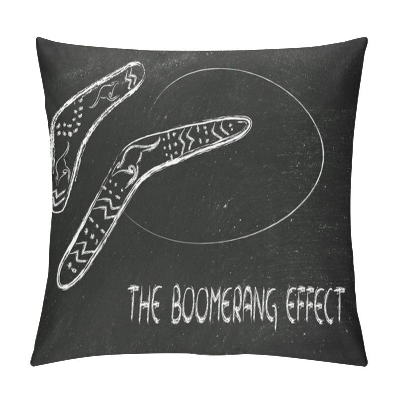 Personality  The Boomerang Effect Pillow Covers