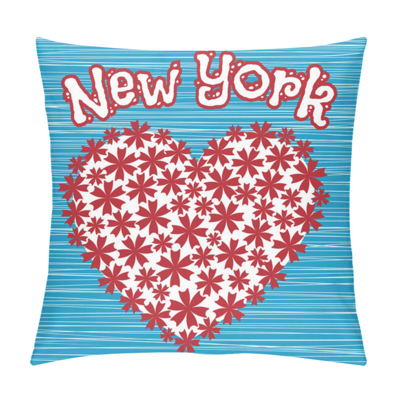 Personality  T-shit Heart Design Pillow Covers