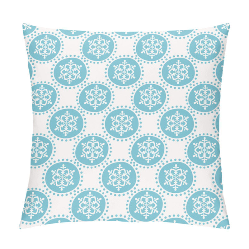 Personality  Winter Pattern With Snowflakes. Seamless Background. Pillow Covers