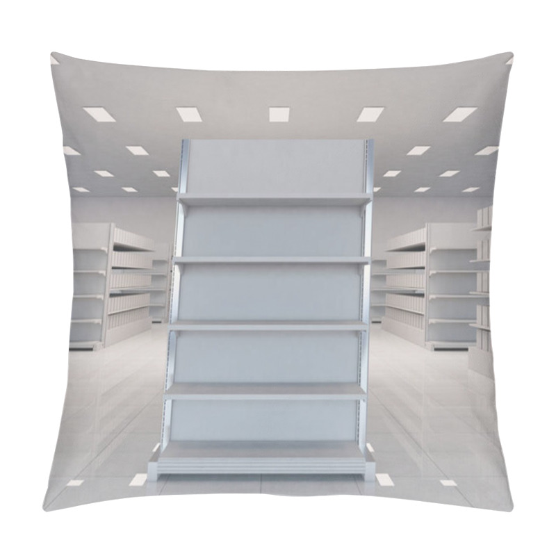 Personality  Gondola End For Super Markets. 3d Rendering Illustration Pillow Covers