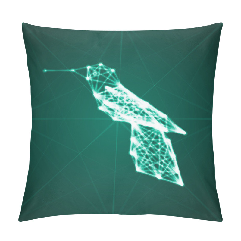 Personality  Abstract Hummingbird Illustration Pillow Covers