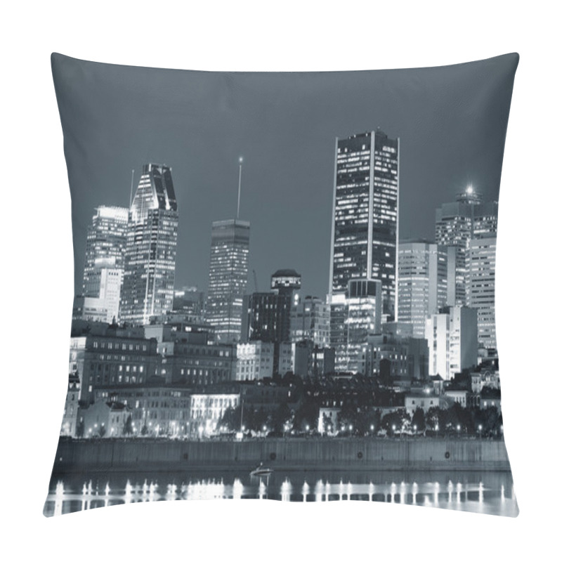 Personality  Montreal Over River At Dusk Pillow Covers