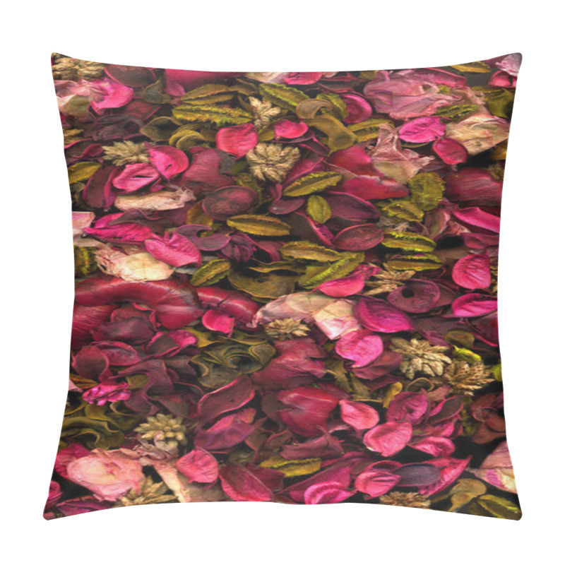 Personality  Dried Flowers & Leaves Background Pillow Covers