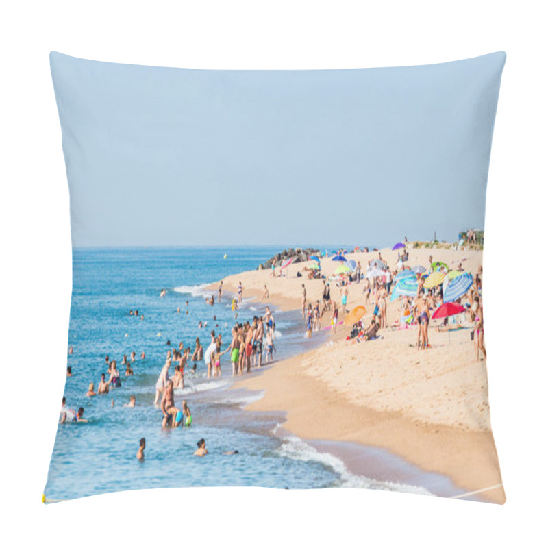 Personality  Spain, Catalonia, Costa Brava 2019. Calella, Pineda, Santa Susanna, Malgrat De Mar, Blanes, Santa Cristina, Lloret De Mar, Tossa. Pillow Covers