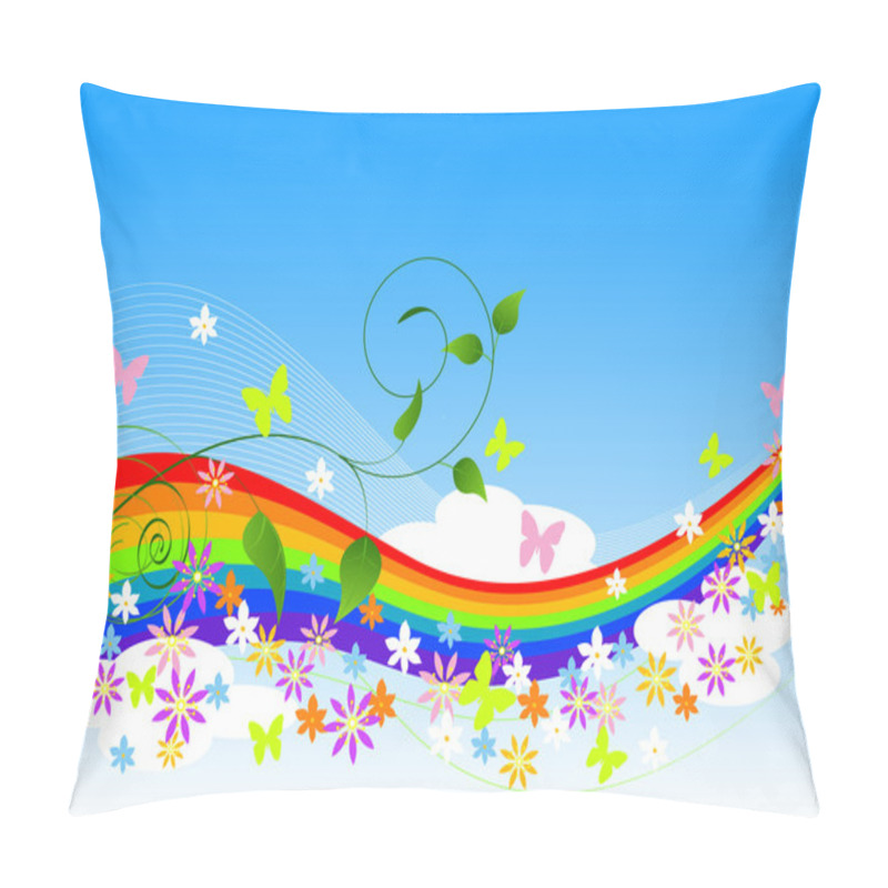 Personality  Abstract Spring Background Pillow Covers