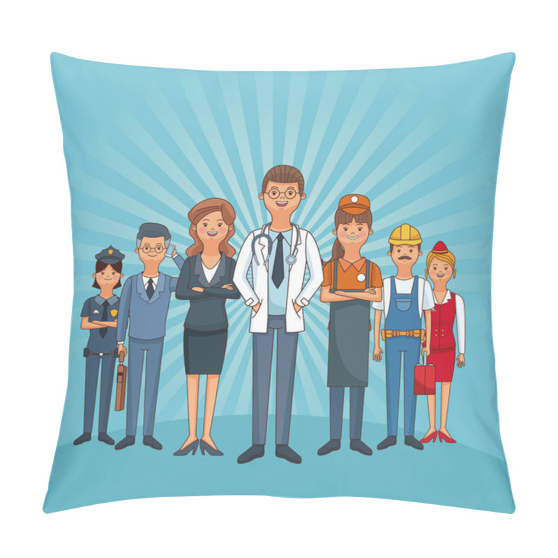 Personality  Jobs And Professions Pillow Covers