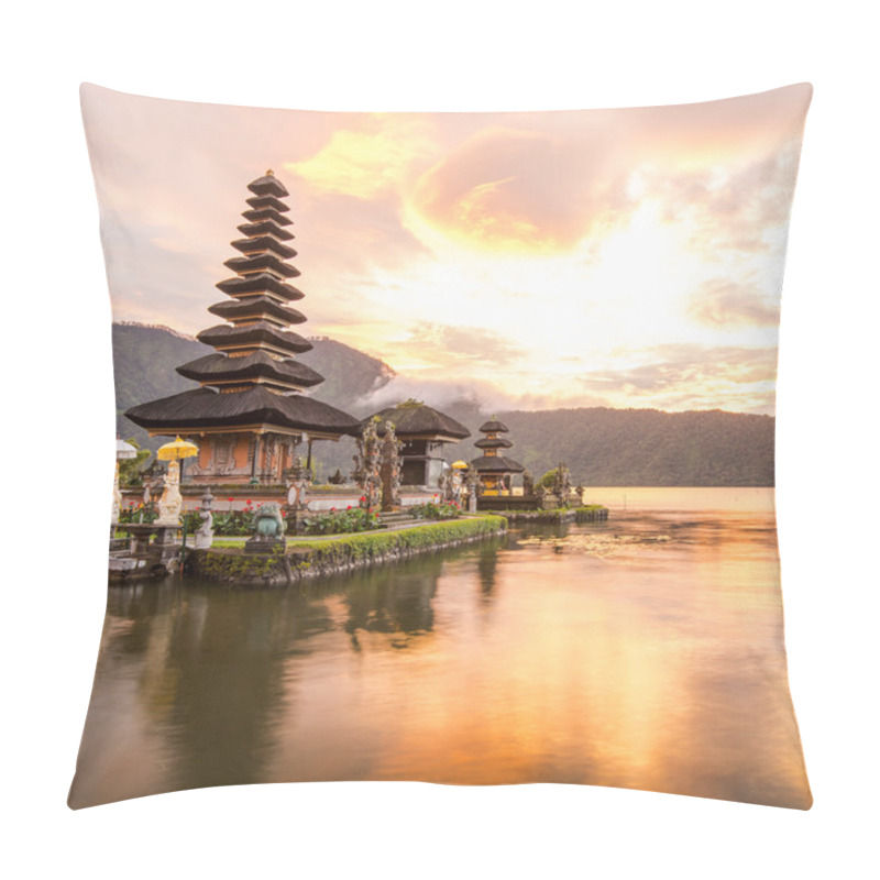 Personality  Pura Ulun Danu Bratan At Bali, Indonesia Pillow Covers