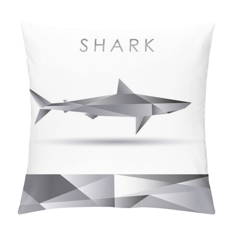 Personality  Shark Abstract Vector Portrayal Pillow Covers