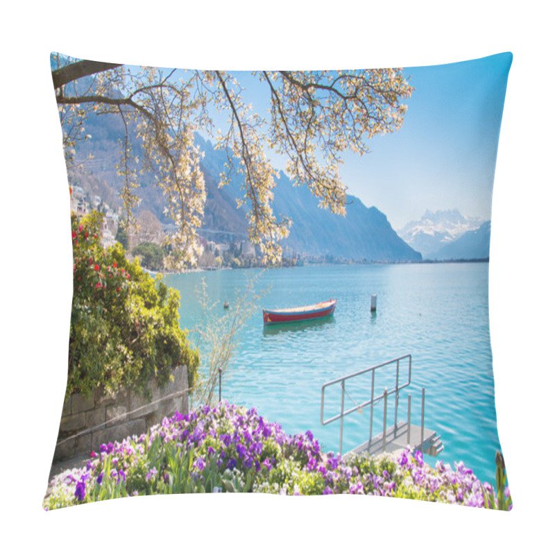 Personality  Montreux Riviera Of Lake Geneva Pillow Covers