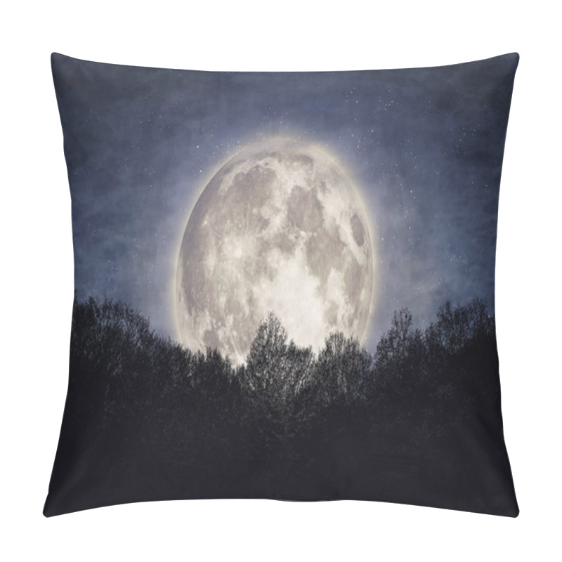 Personality  Night Cloud Sky With Moon And Stars. Beauty Nature Background. Elements Of This Image Furnished By NASA Pillow Covers