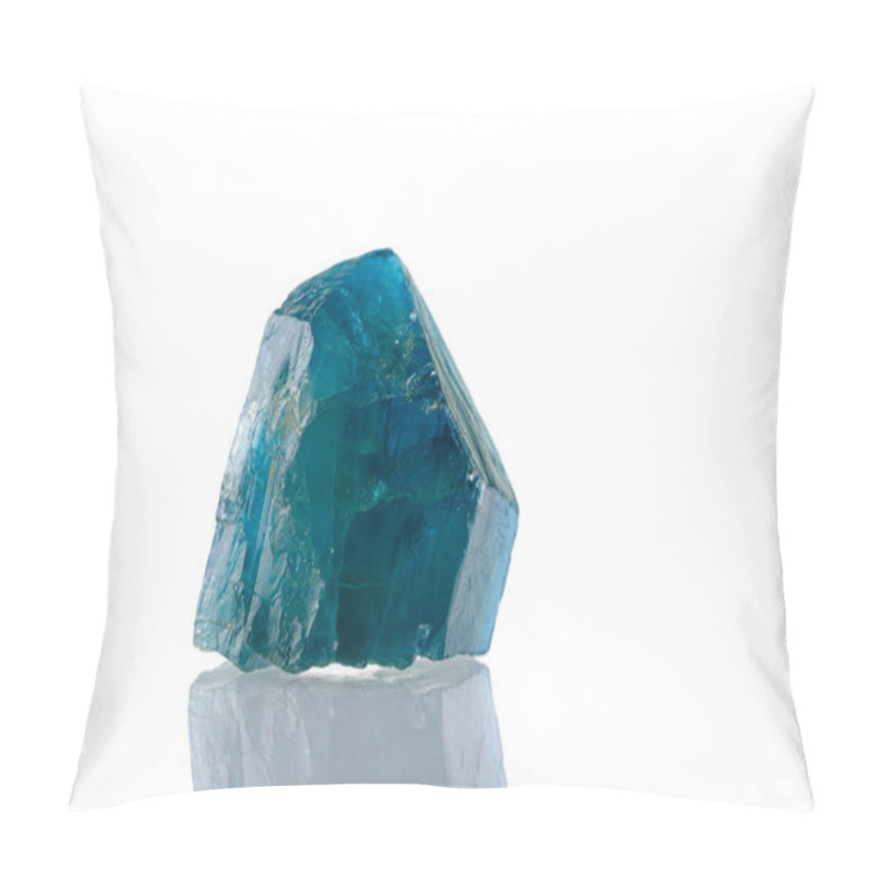 Personality  Macro Mineral Stone Apatite On A White Background Close-up Pillow Covers