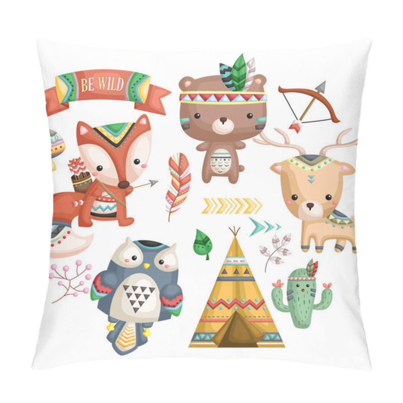 Personality  Tribal Animal Style Pillow Covers