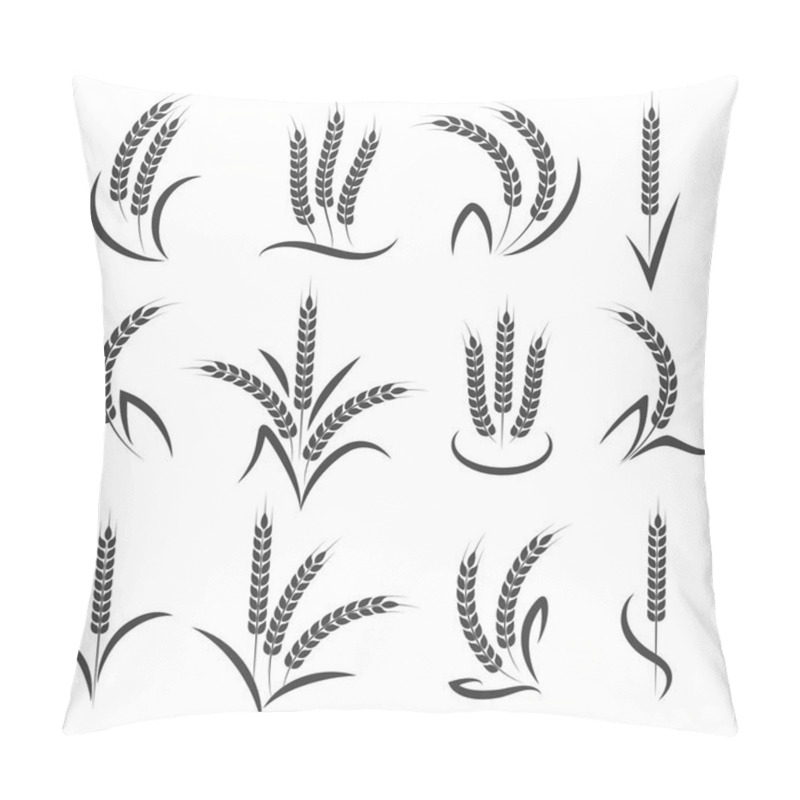 Personality  Wheat Or Barley Ears Branch Pillow Covers