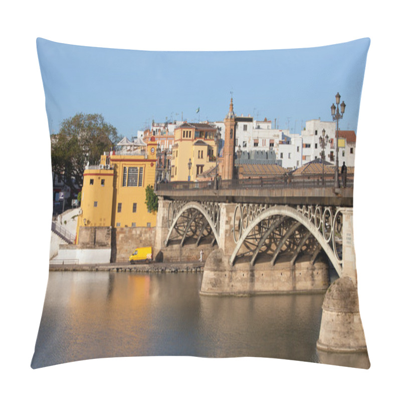 Personality  Triana Bridge In Seville Pillow Covers