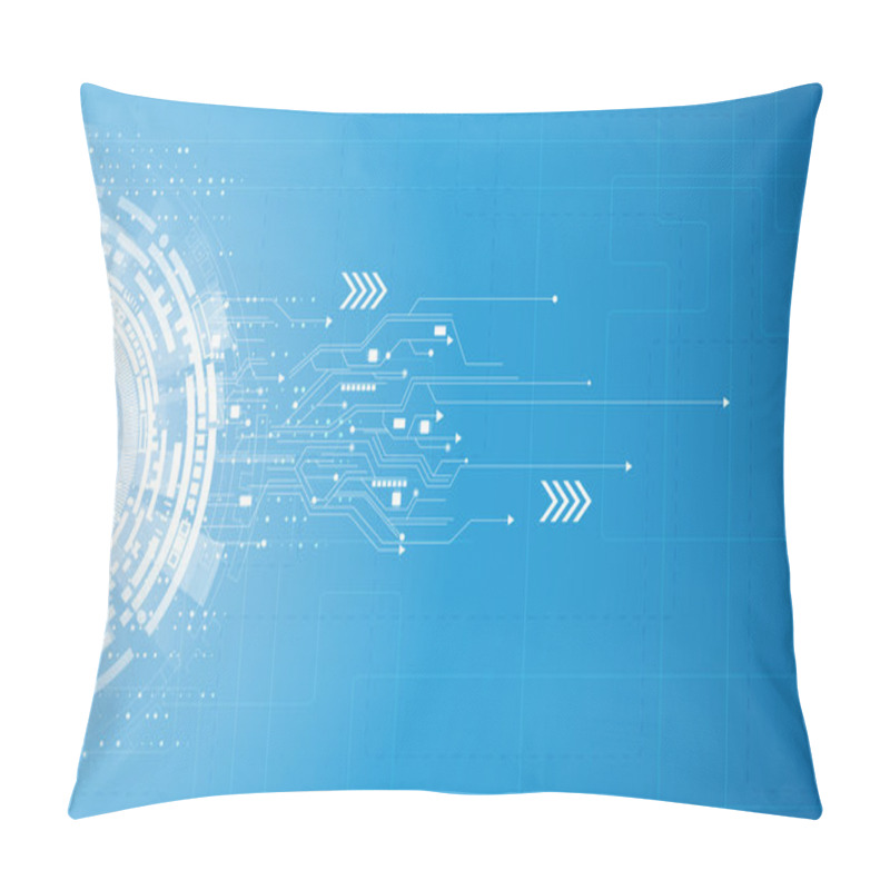 Personality  Background Abstract Technology Communication Concept Pillow Covers