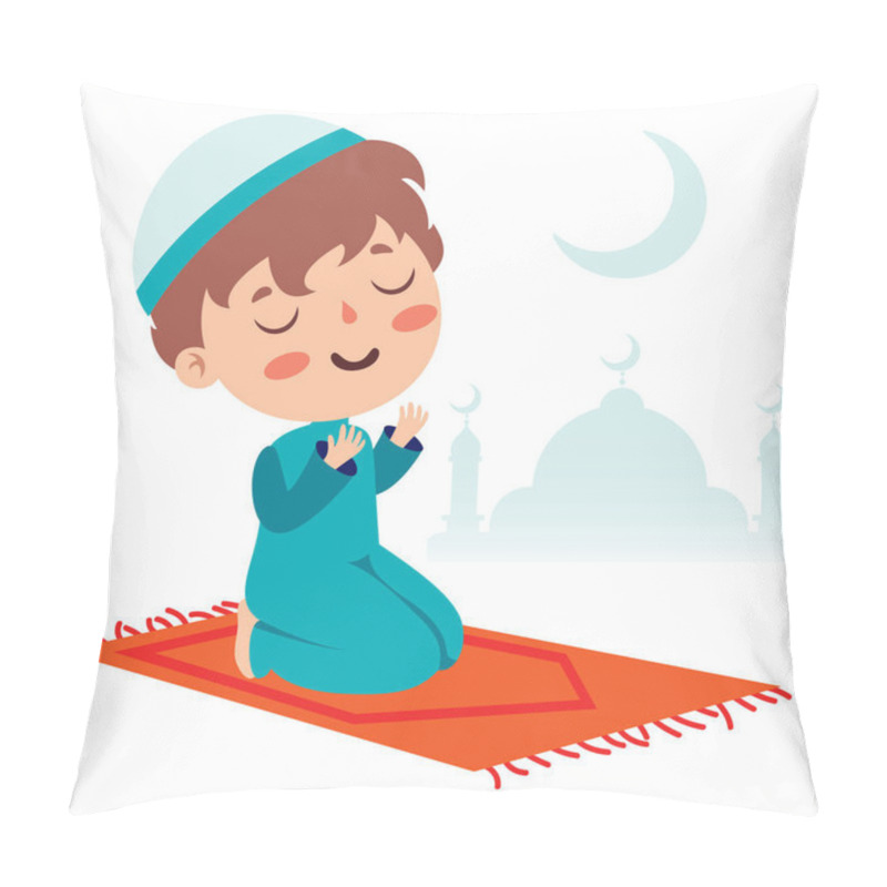 Personality  Hand Drawn Illustration For Ramadan Kareem And Islamic Culture Pillow Covers