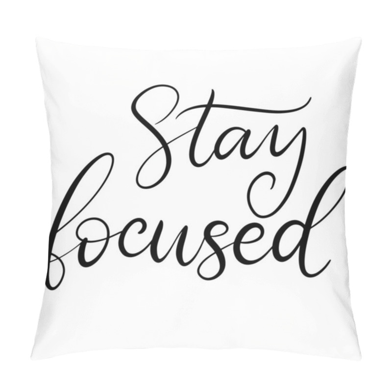 Personality  Black And White Lettering Vector Illustration. Pillow Covers